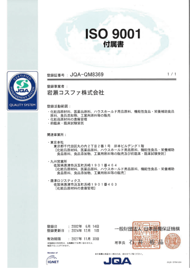 ISO 9001 付属書