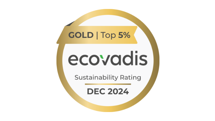 GOLD Top5% 2024 ecovadis
